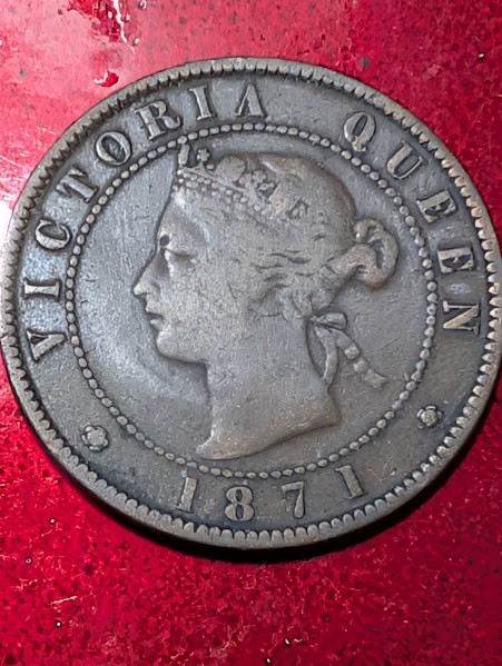 1871 PRINCE EDWARD ISLAND ONE 1 CENT  VICTORIA COIN #183
