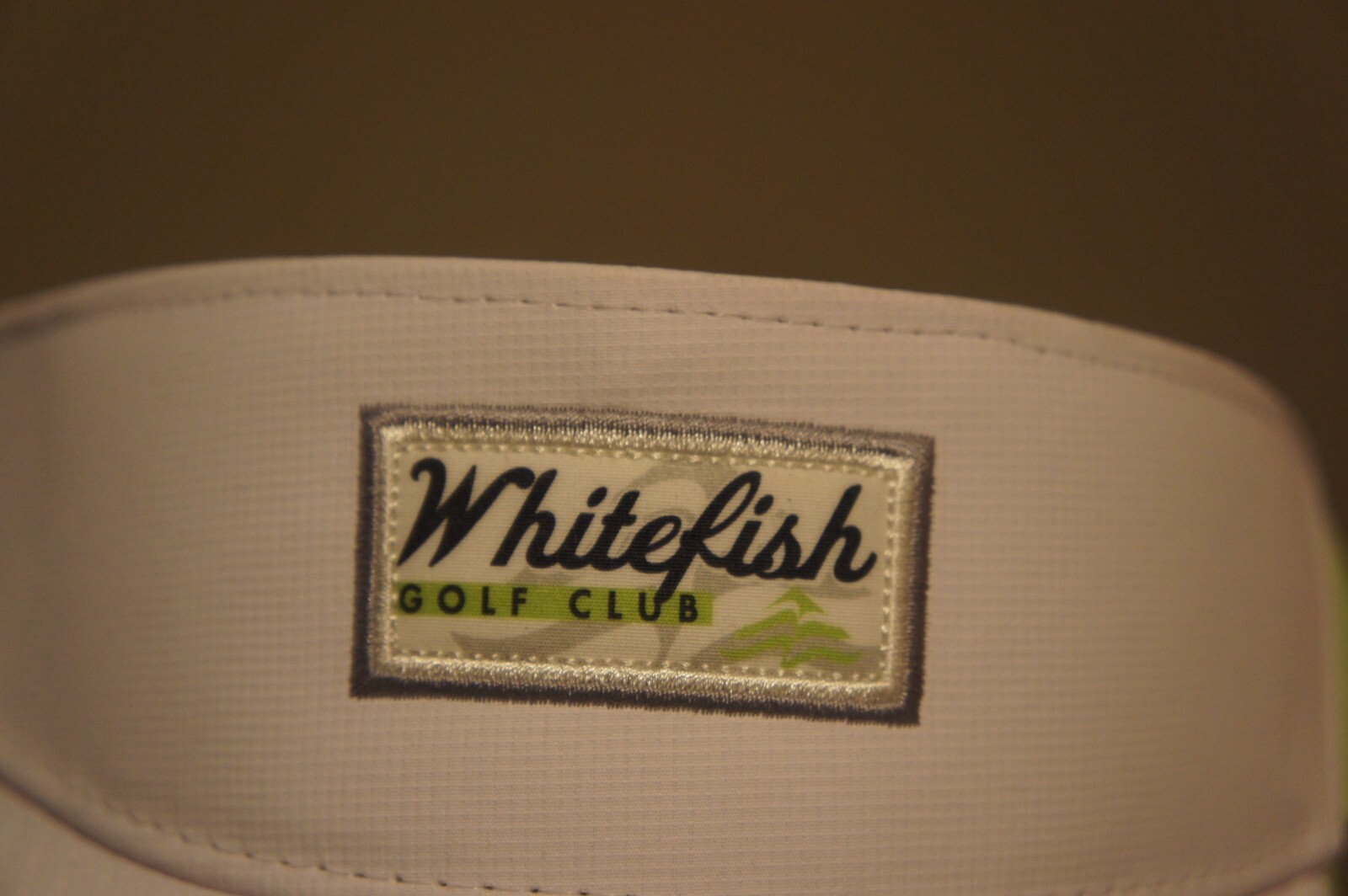Whitefish Golf Club Hook-N-Loop Adjustable Visor