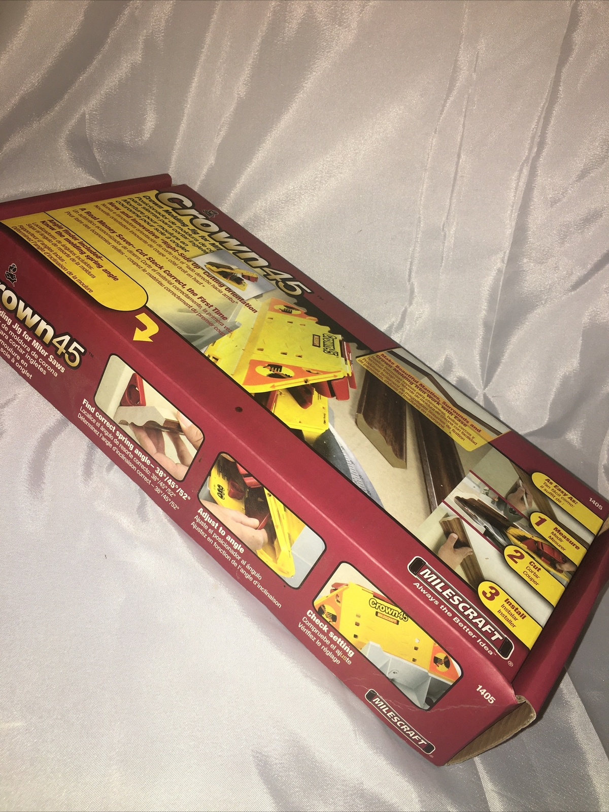 Milescraft 1405 Crown45 Ceiling Crown Molding Jig for Miter Saws