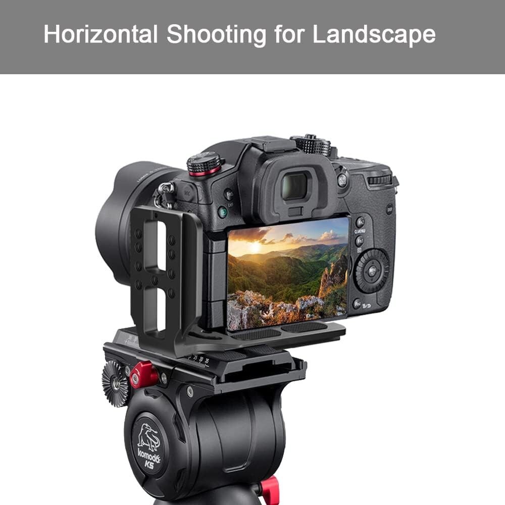 L-Bracket Quick Release Plate For Camera DSLR Camcorder Nonslip Bracket