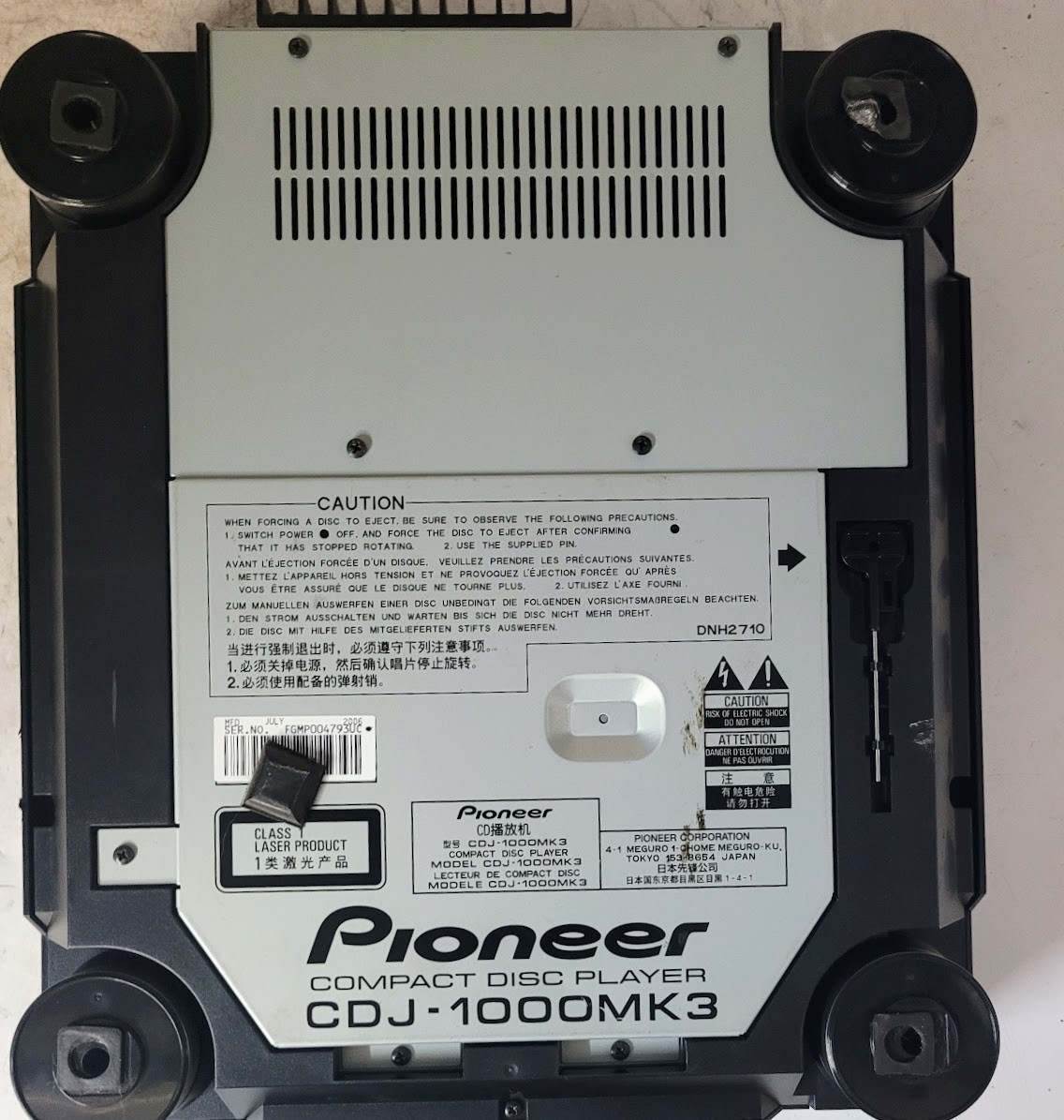 Pioneer multi player CDJ-1000MK3