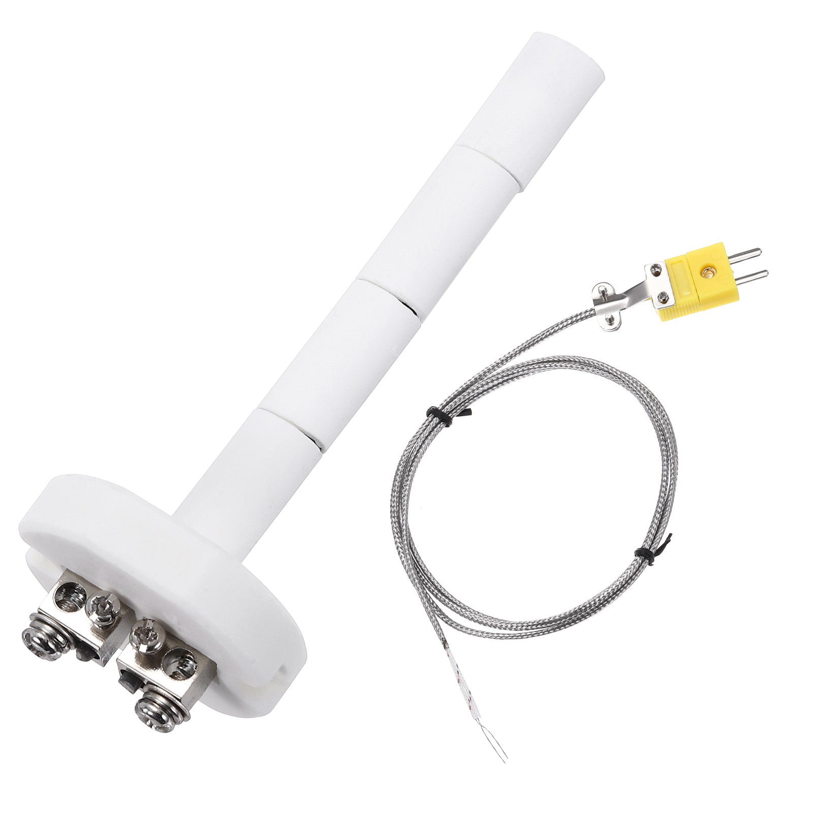 4" K Type Thermocouple Probe with 3.3 ft Thermocouple Wire 3mmx100mm
