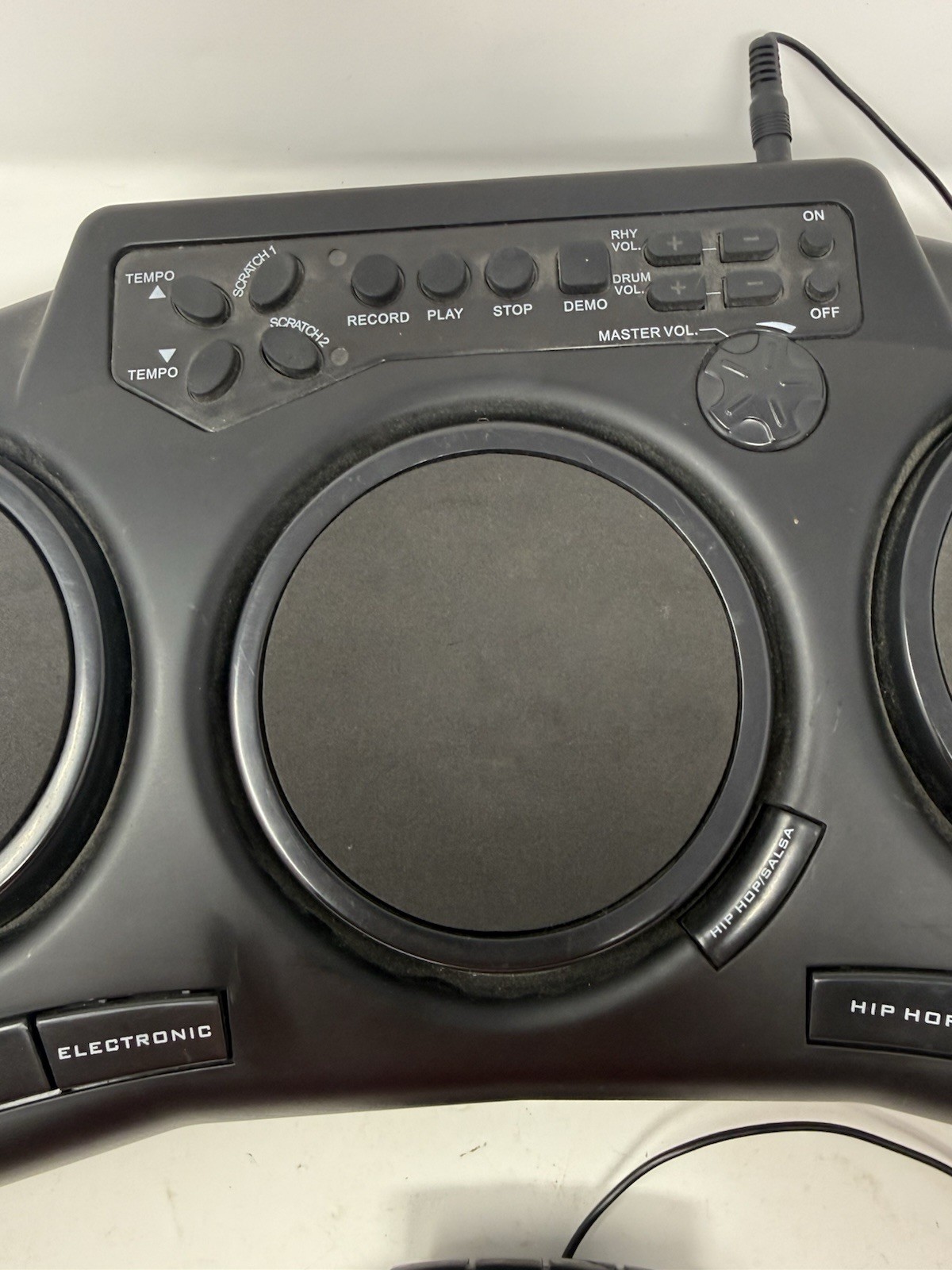 First Act Electronic Drum Pad Kit FDP-100 Foot Pedal Tested 2010 Portable Drums