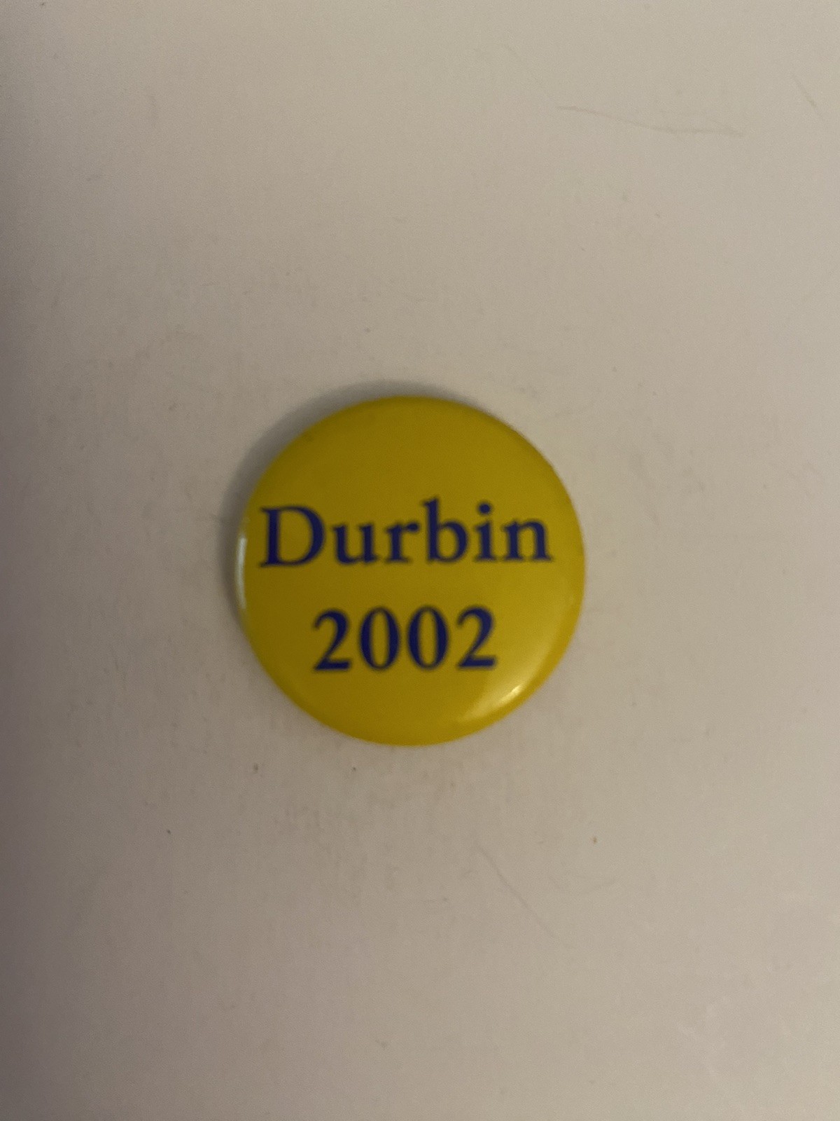 Durbin 2002 Pin Back Button P57