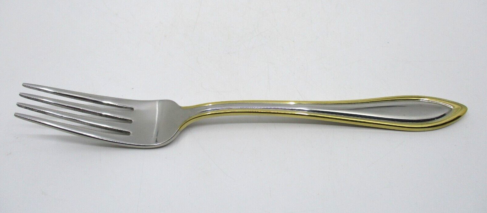 LENOX STAINLESS MEDFORD GOLD DINNER FORK -  8 1/4" - 05I