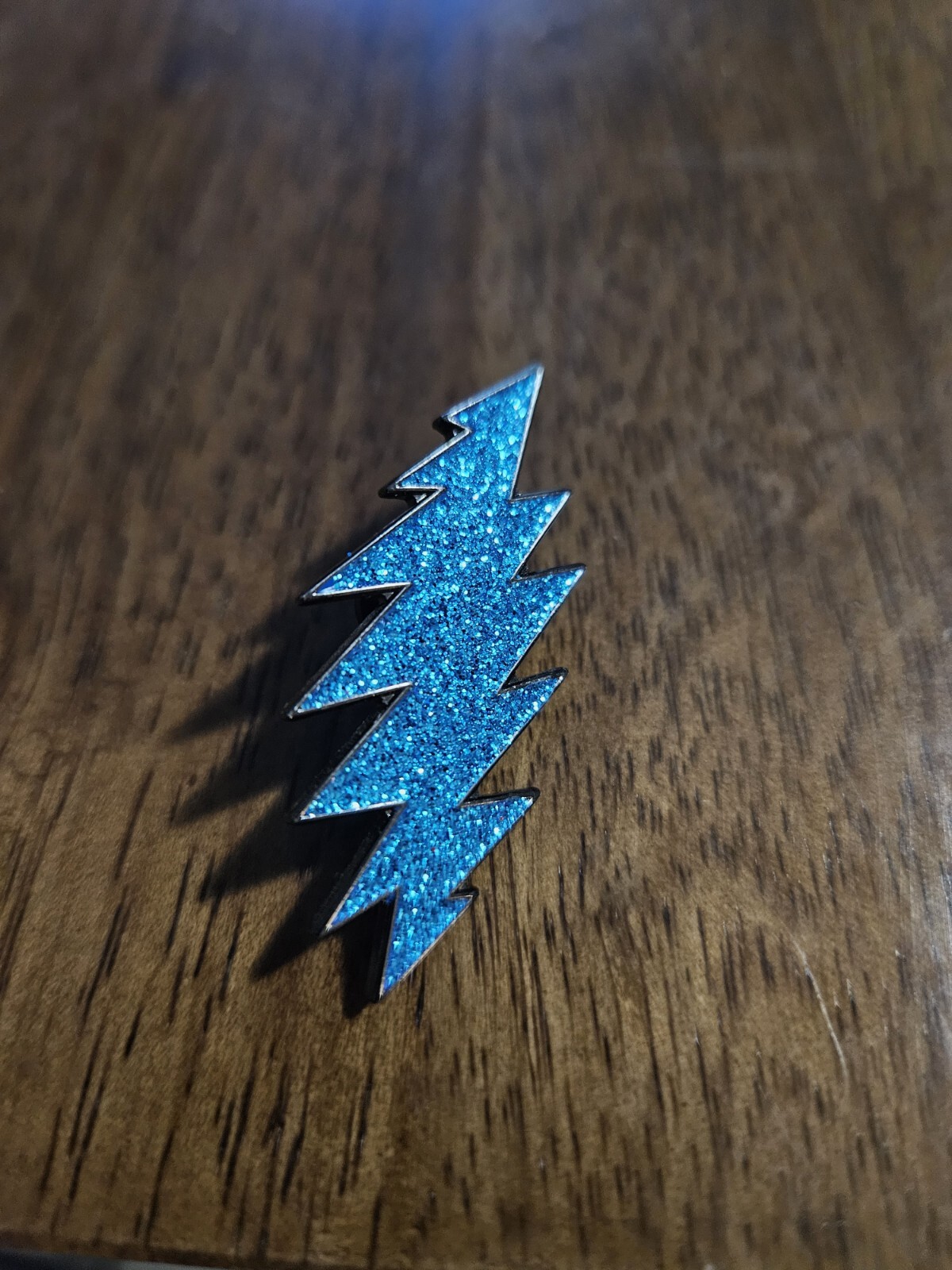 Vintage Grateful Dead 13 point Blue Lightning Bolt