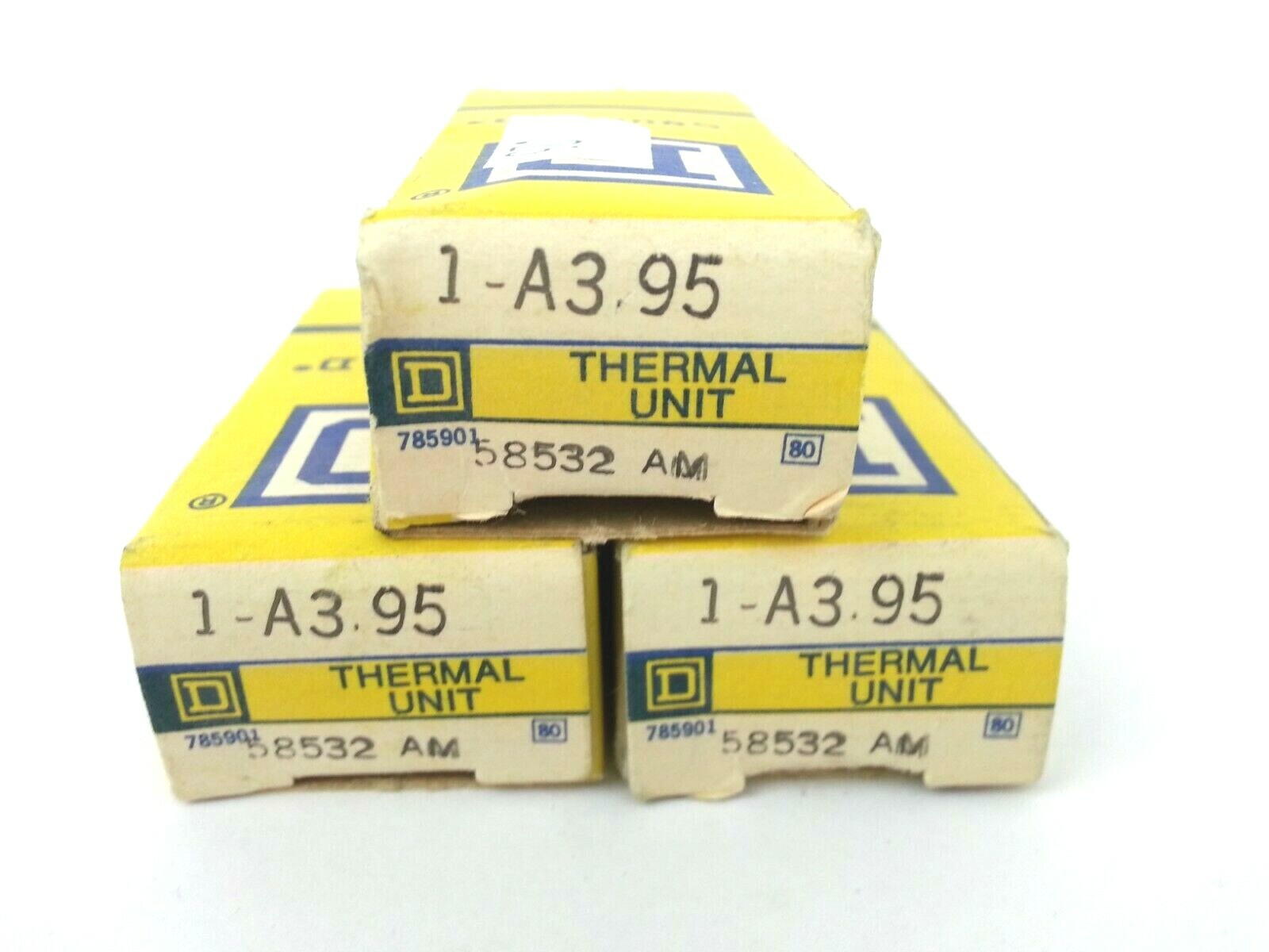 A3.95 Square D Thermal Unit lot of 3