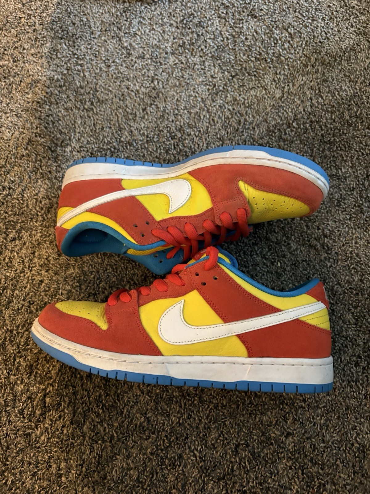 Nike dunk low pro SB ‘Bart Simpson’ size 10