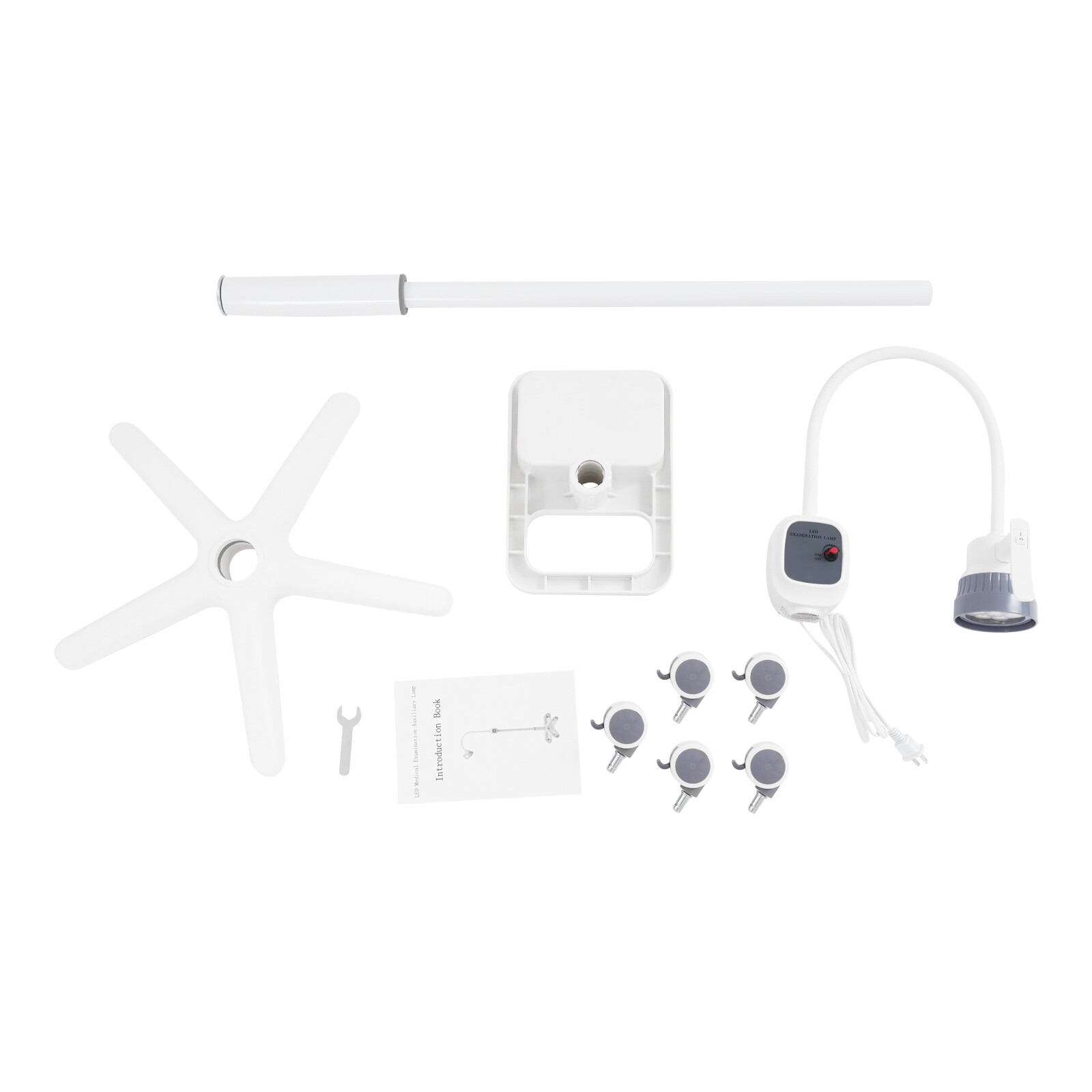 LED Surgical Examination Lamp with Dimmable Light and Adjustable Design