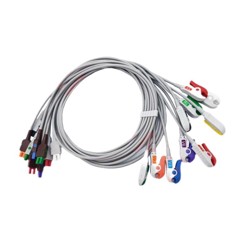 10 Lead EKG Leadwires Cable Set,Pinch/Grabber(CAM14),for GE Healthcare Marquette