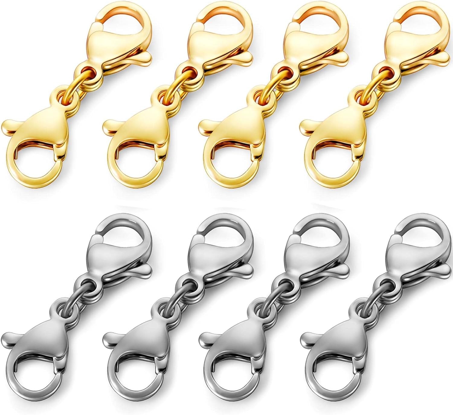 Double Lobster Clasp Nelace Extender Cector Bracelet