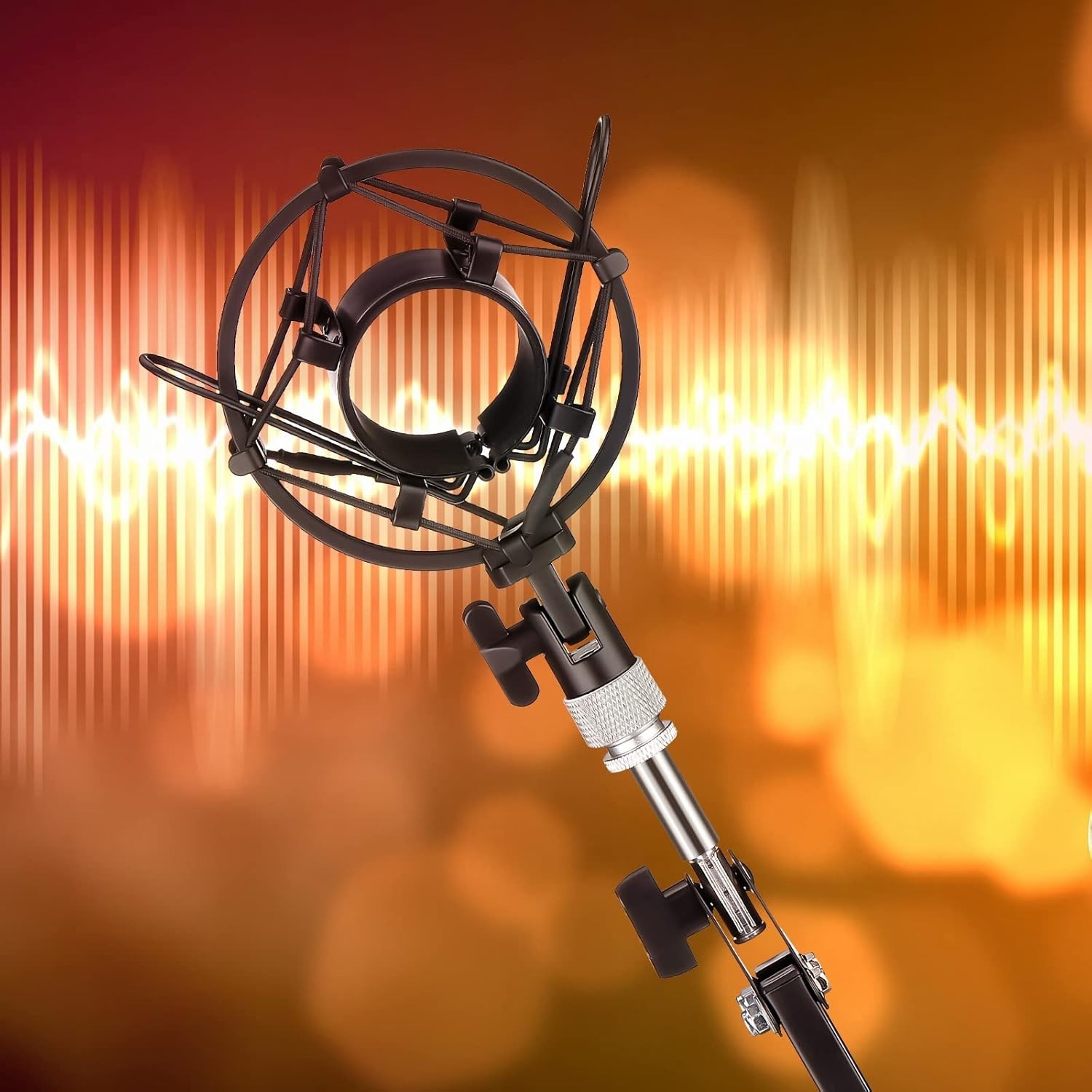 8Pcs Silver Microphone Thread Adapter Set for Universal Compatibility