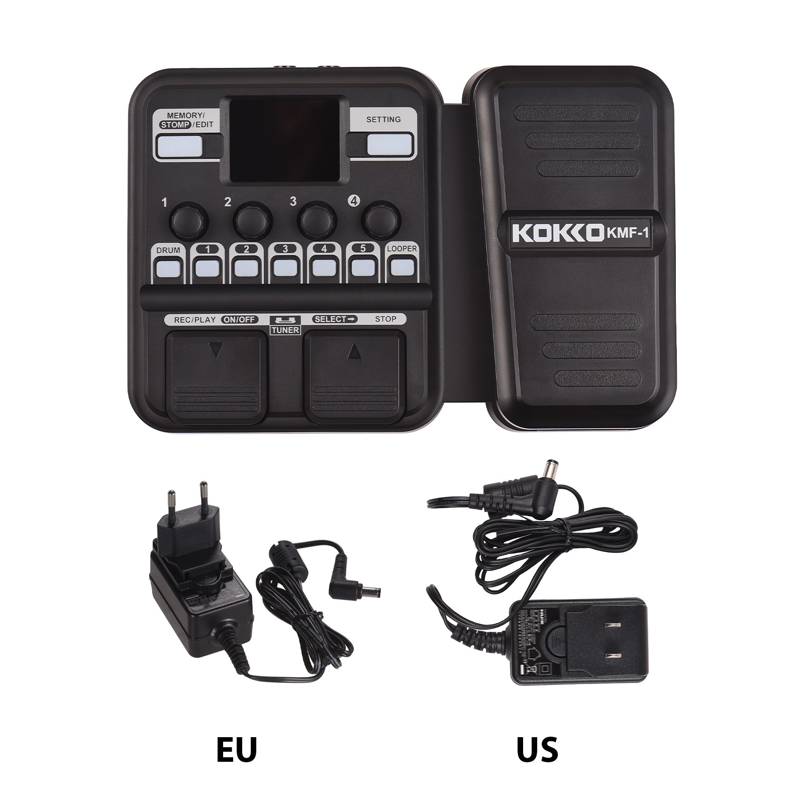 Kokko Guitar Multi Effects Pedal With 10-59 Presets 6 Drum Machines And Loo WNMM