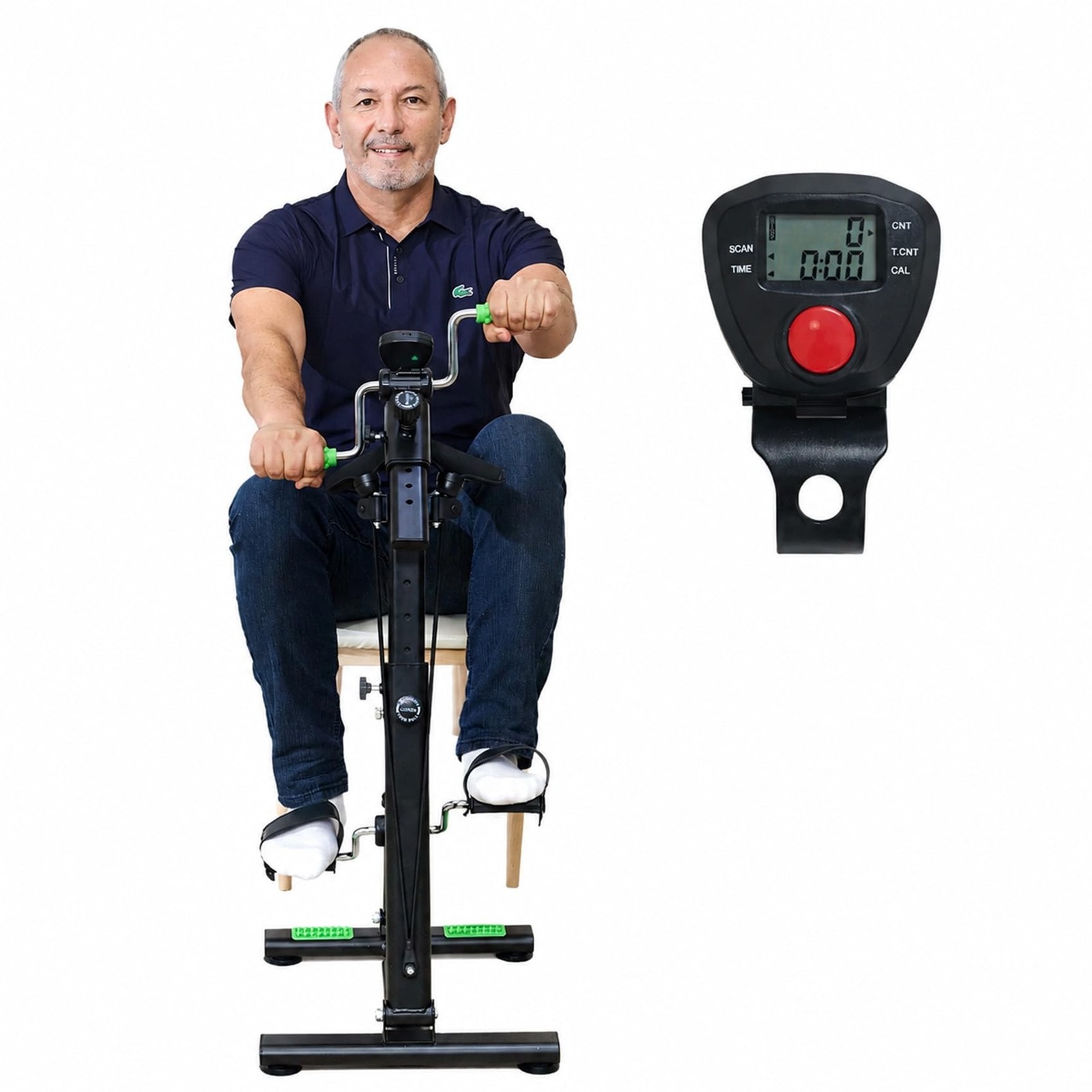Pedal Exerciser Bike for Seniors, Hand and Leg Exercise Equipment for Knee an...