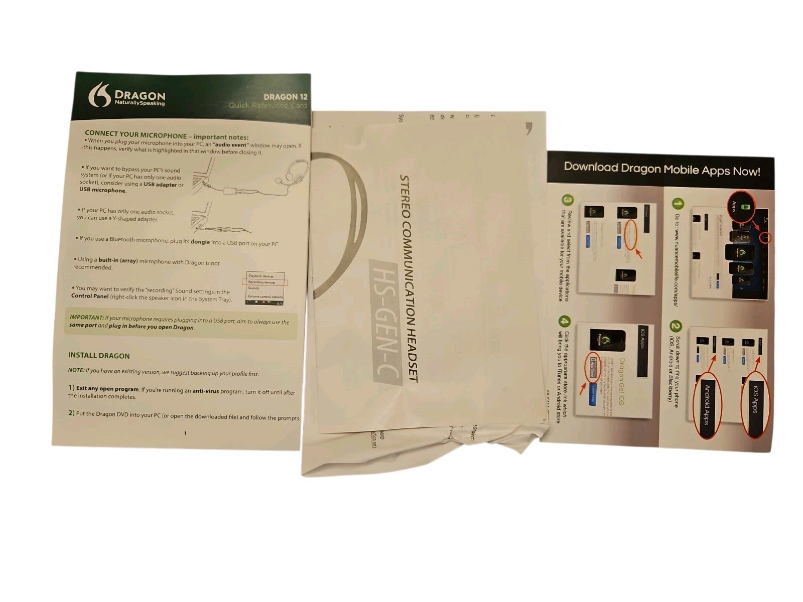 Dragon NaturallySpeaking 12 Home Speech Recognition Software Open Box