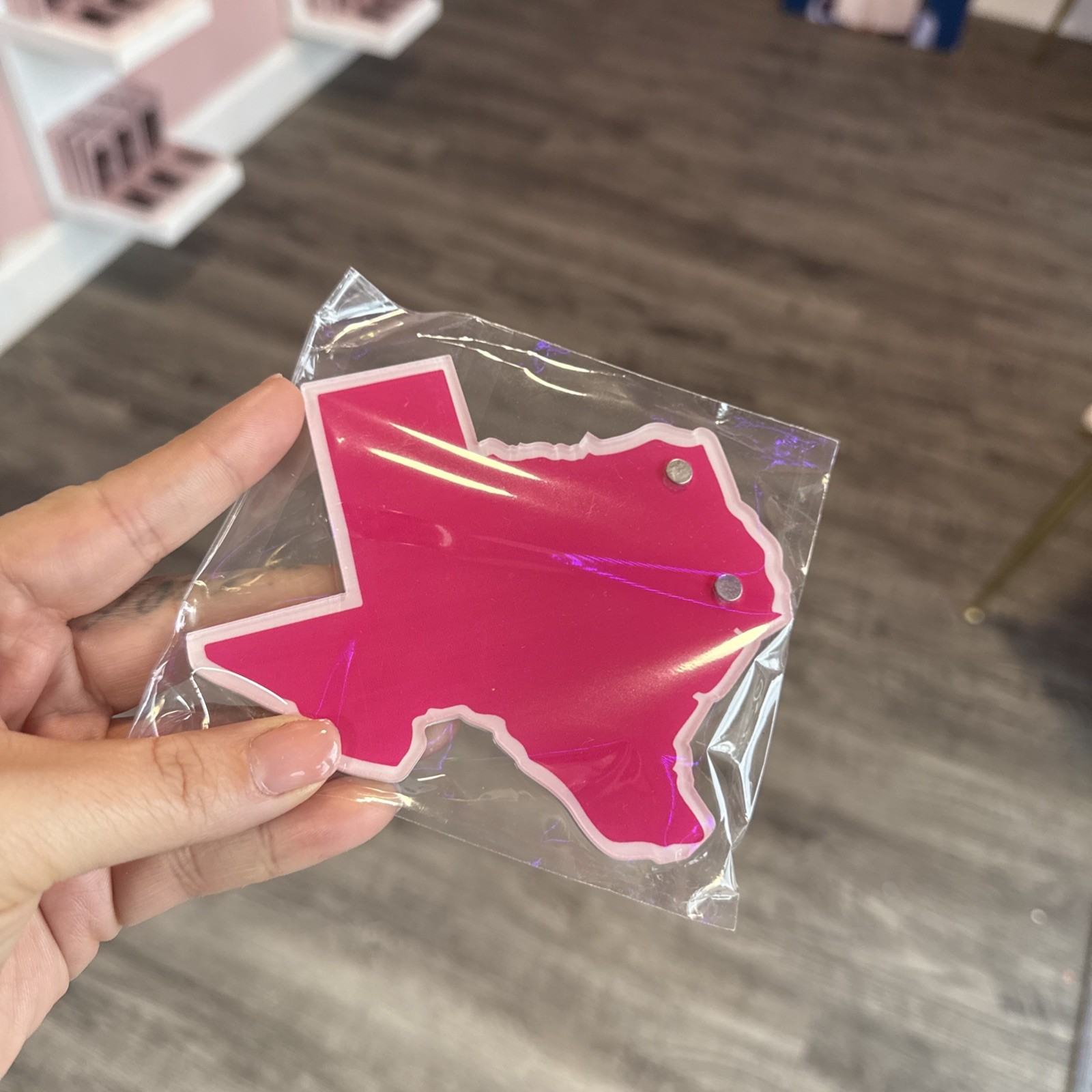 Acrylic Eyelash Extension Tweezer Lash Tile Texas Shape