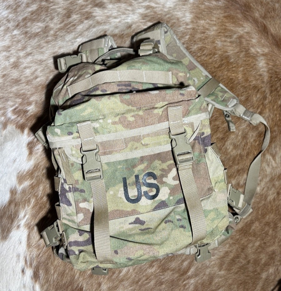 US ARMY ISSUE MULTICAM ASSAULT PACK w. STIFFENER OCP PATROL BAG BACKPACK MOLLE