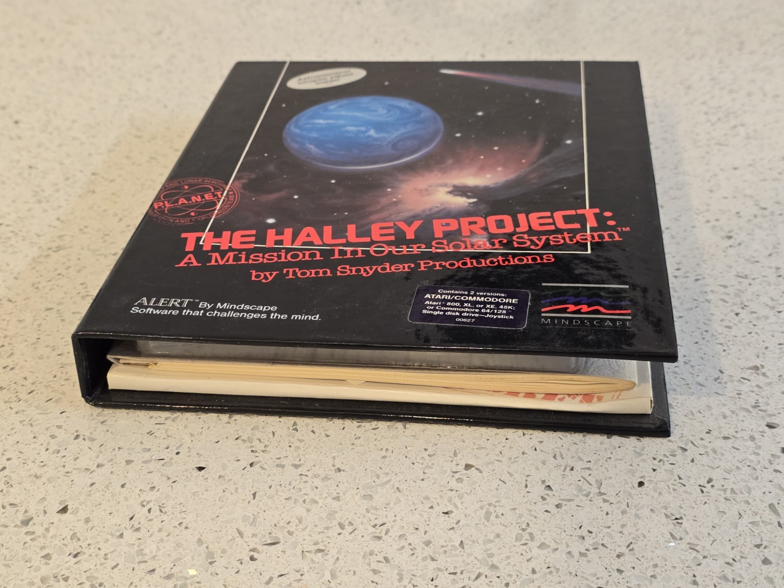 Commodore 64 The Halley Project Mission In Solar System Software Cassette