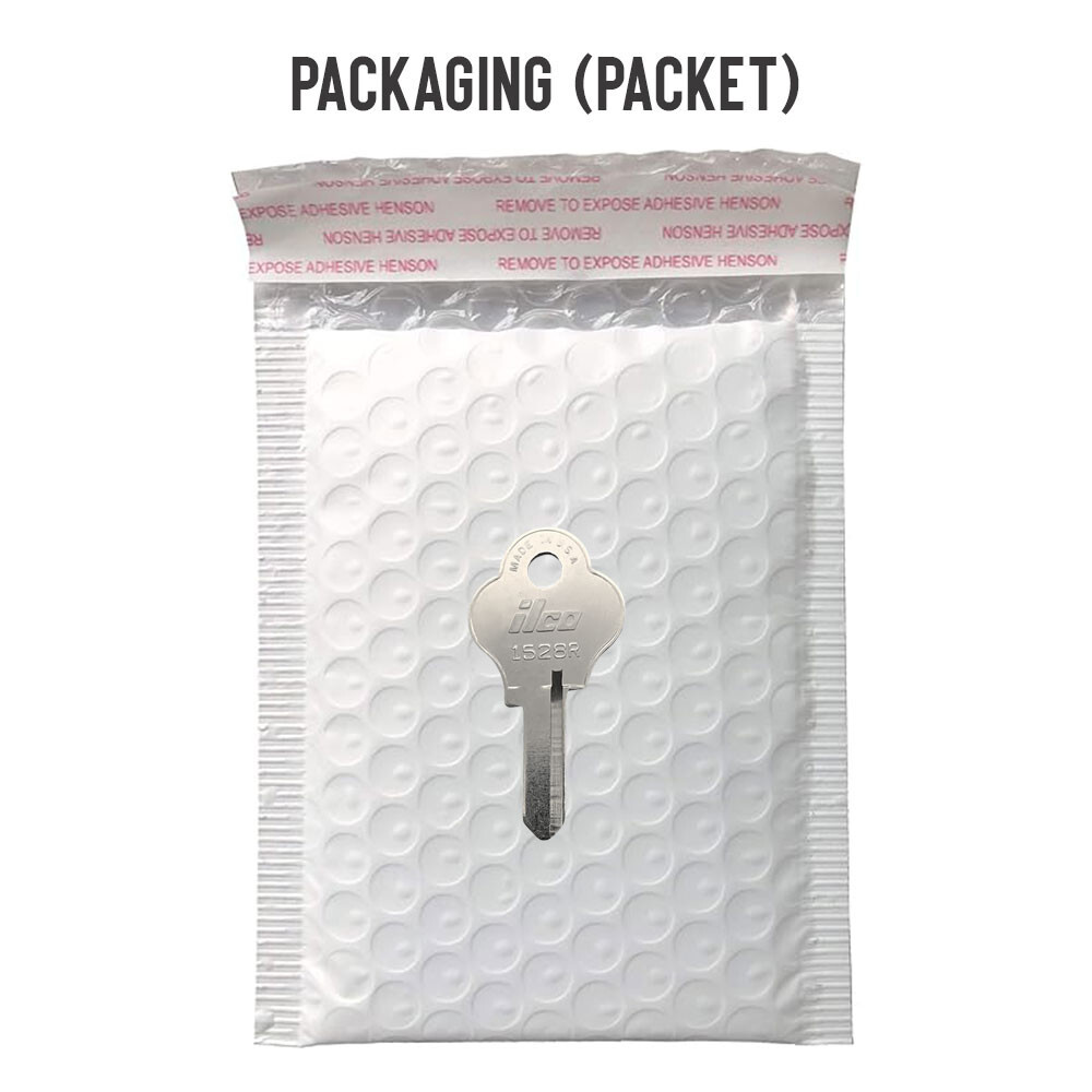 1528R Key Blank – Nickel