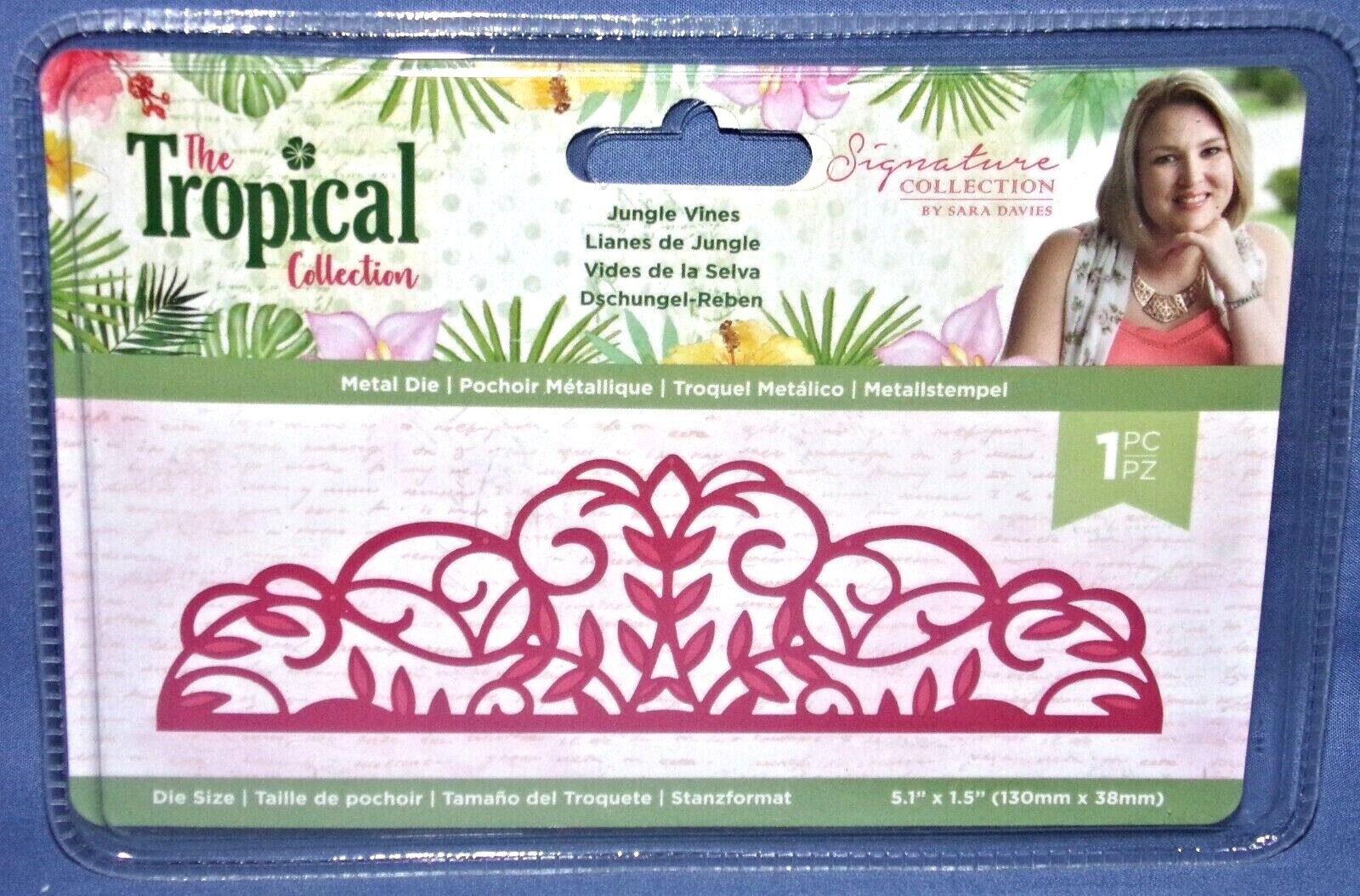 Crafters Companion Jungle Vine Edgeable Die from The Tropical Collection New HTF