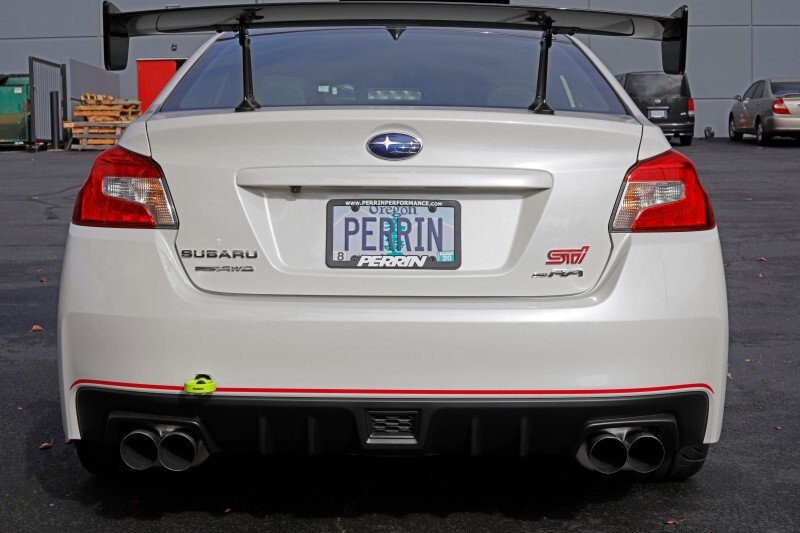 Perrin 15-19 for Subaru WRX/STI Tow Hook Kit (Rear) - Neon Yellow