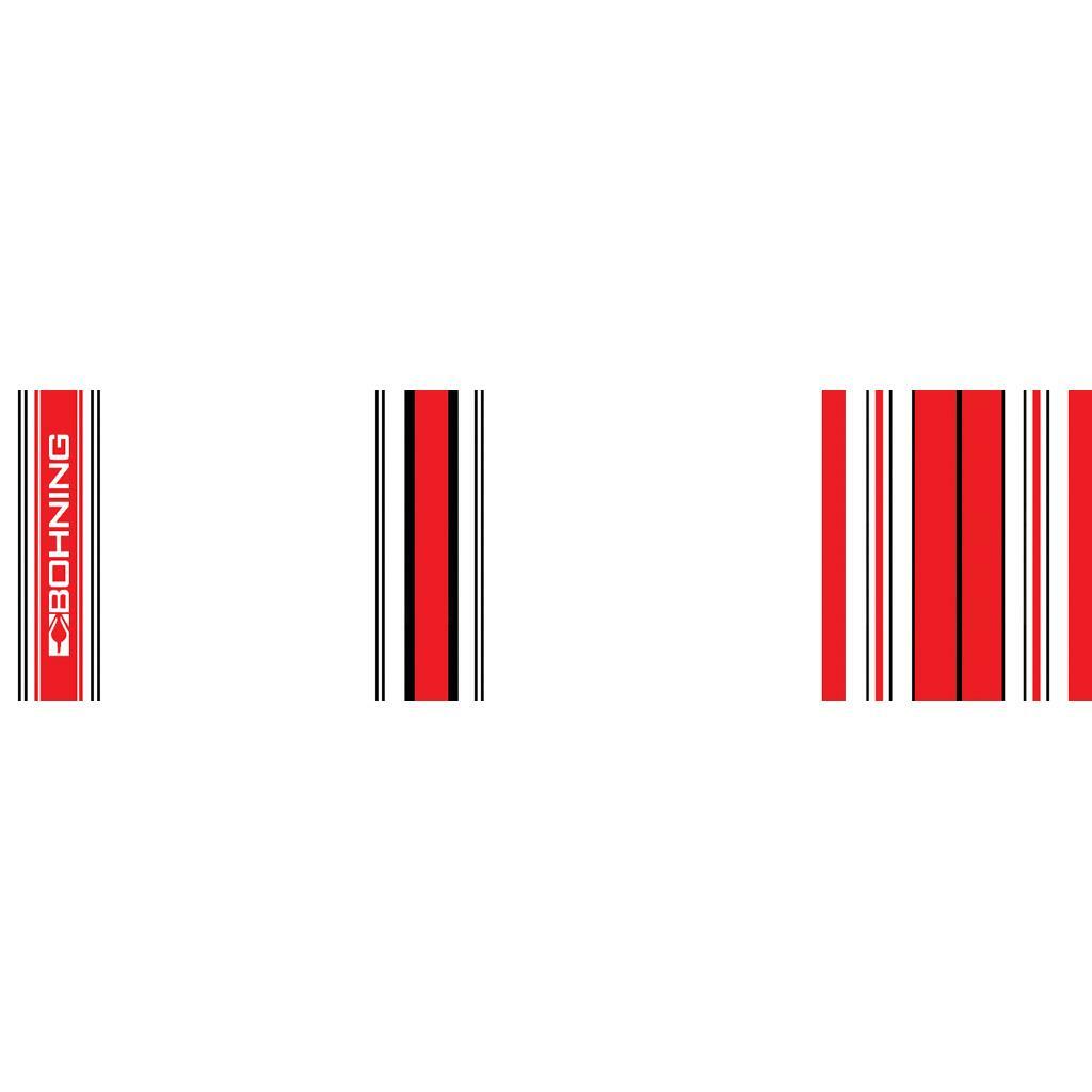 Bohning Arrow Wrap Crested Red 7" Standard 12 Pack