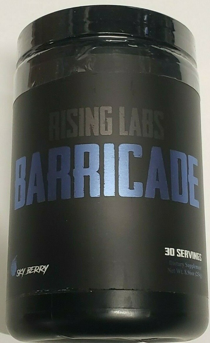 Rising Labs - BARRICADE - EAA / BCAAs - Sky Berry - 30 Servings - Exp 12/2026