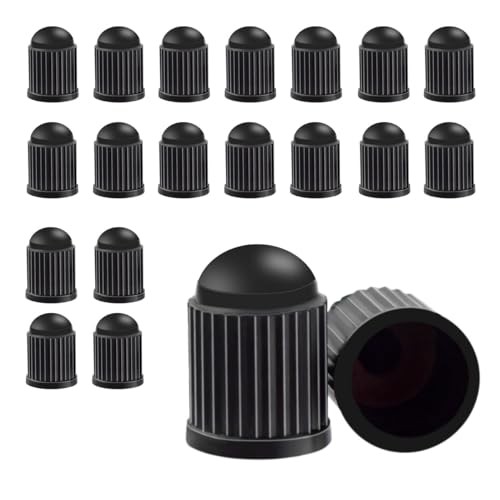 20 Pack Tire Valve Stem Caps for Trucks, Cars, SUVs & Motorcycles - Universal