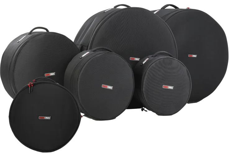 Gator Icon Series Rock Drum Set Bags - 3 Tom, 2 Kick, and Snare