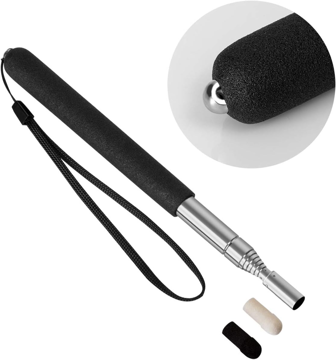 Teachers Pointer Stick, Telescopic Teaching Pointer, Retractable Classroom Wh...