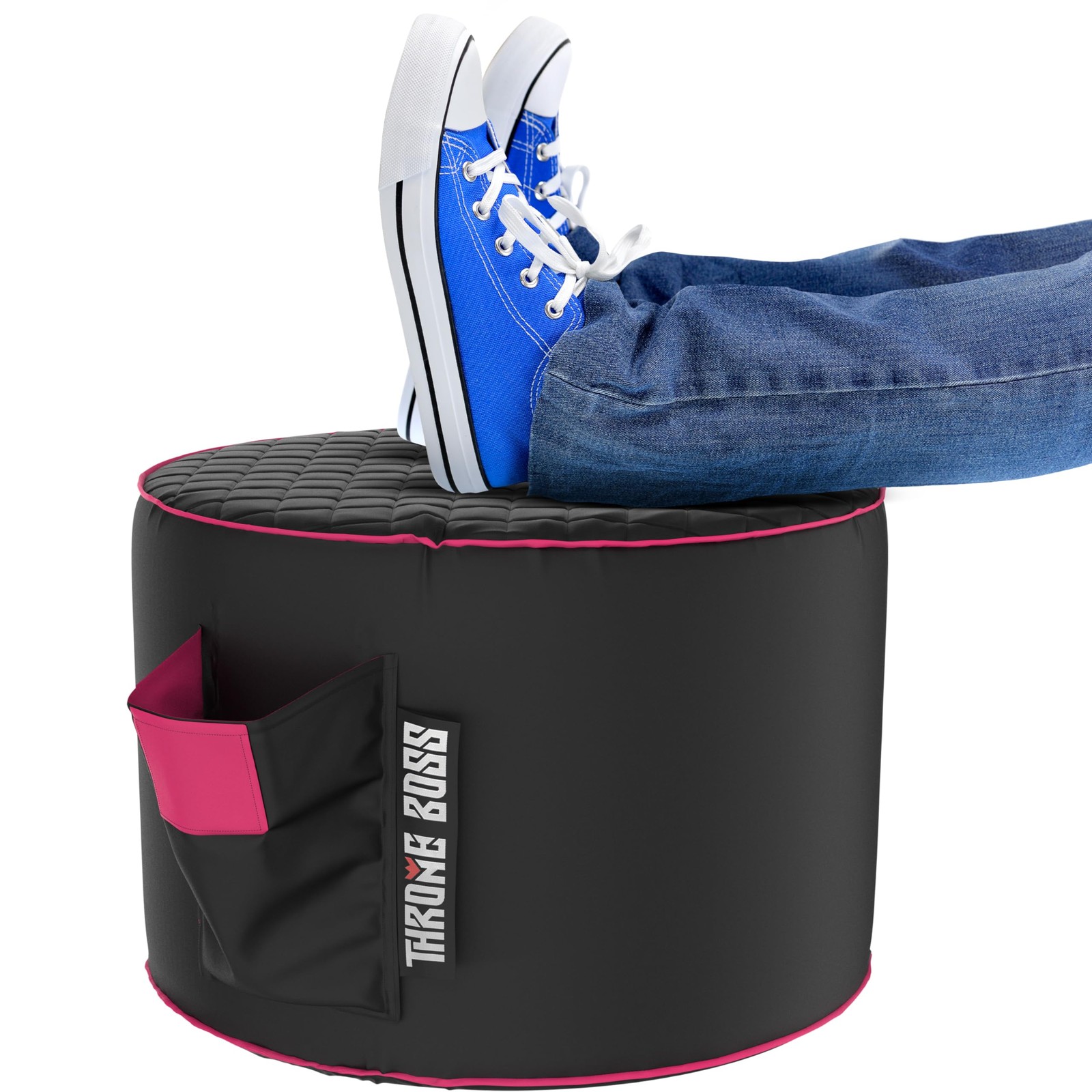 Gaming Footstool - Cover ONLY No Filling - Matching Bean Bag Chair Pouf/Ottom...
