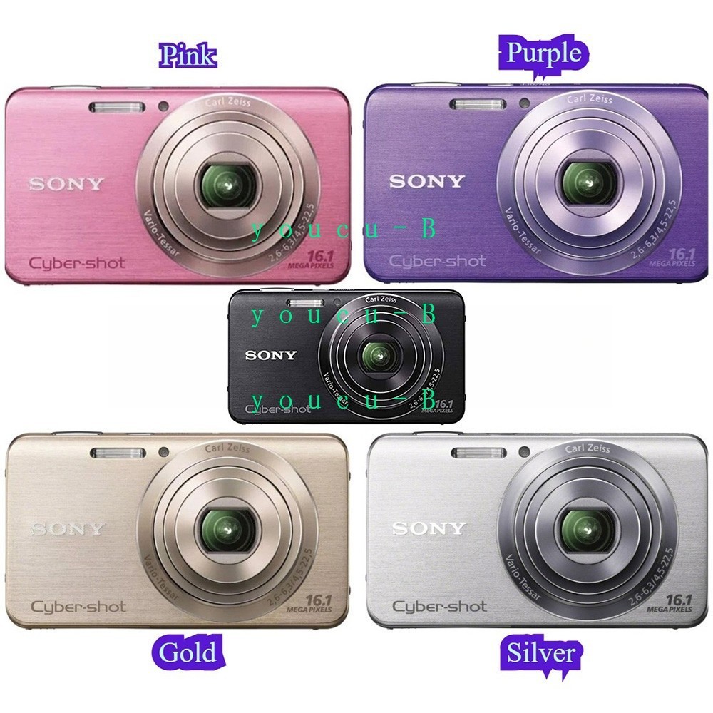Sony Cyber-shot DSC-W630 Digital Camera 16.1 MP 5x Optical Zoom with Accessories
