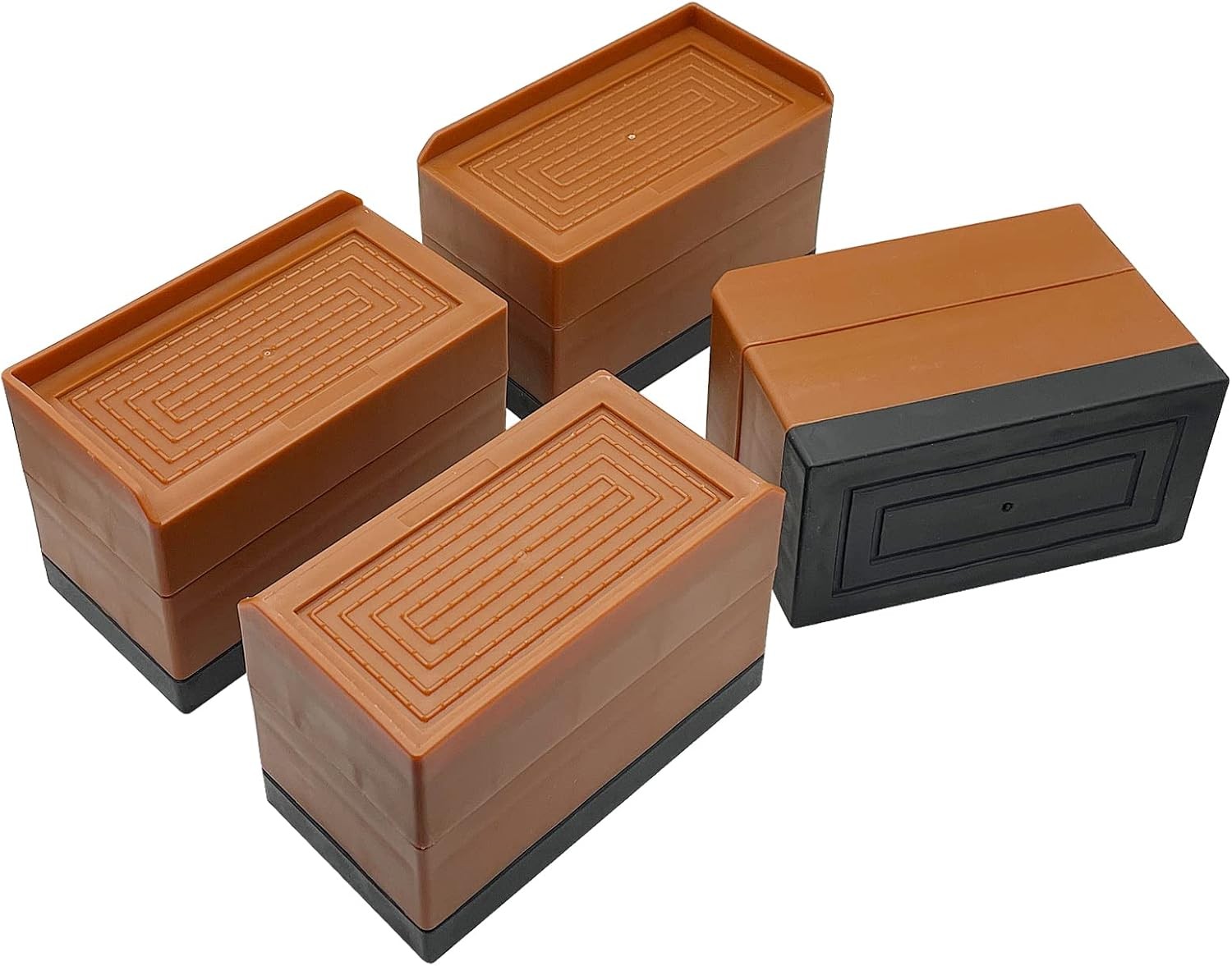 Bed Risers, Furniture Raise Blocks, 3 inch Stilts Heavy Duty for Bed Couch Desk