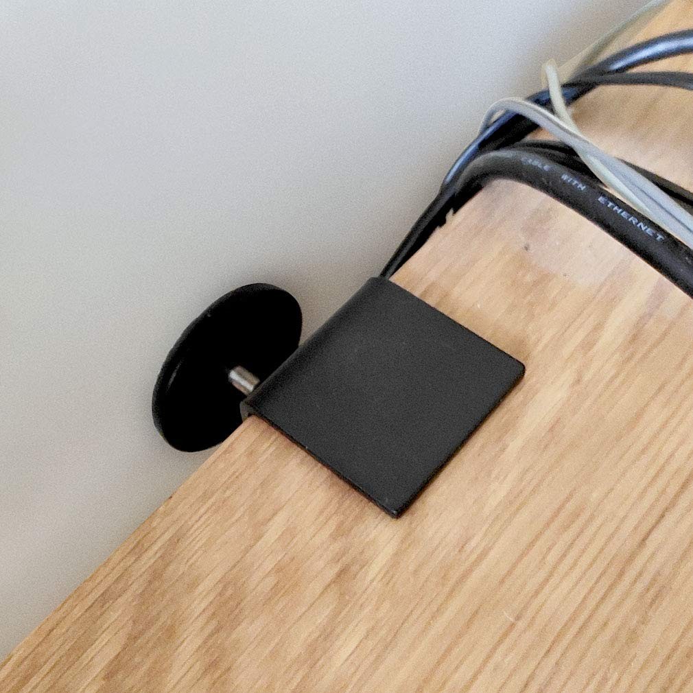 2 Pcs Adjustable Desk Wall Spacers - Table Wall Protectors, Desk Top Spacers,...