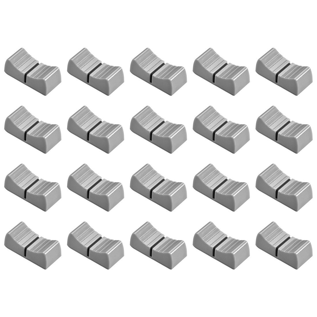 20 Pack 24mmx11mmx10mm Console Mixer Slider Fader Knobs Replacement