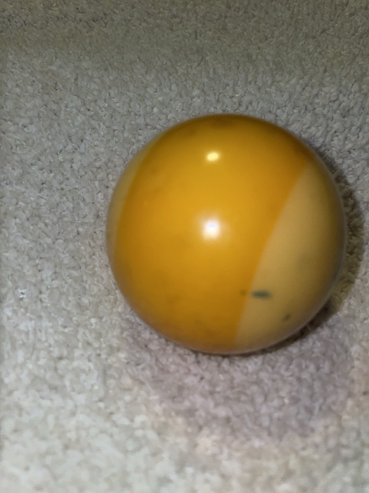 Vintage Pool Ball Number 9 Billiard