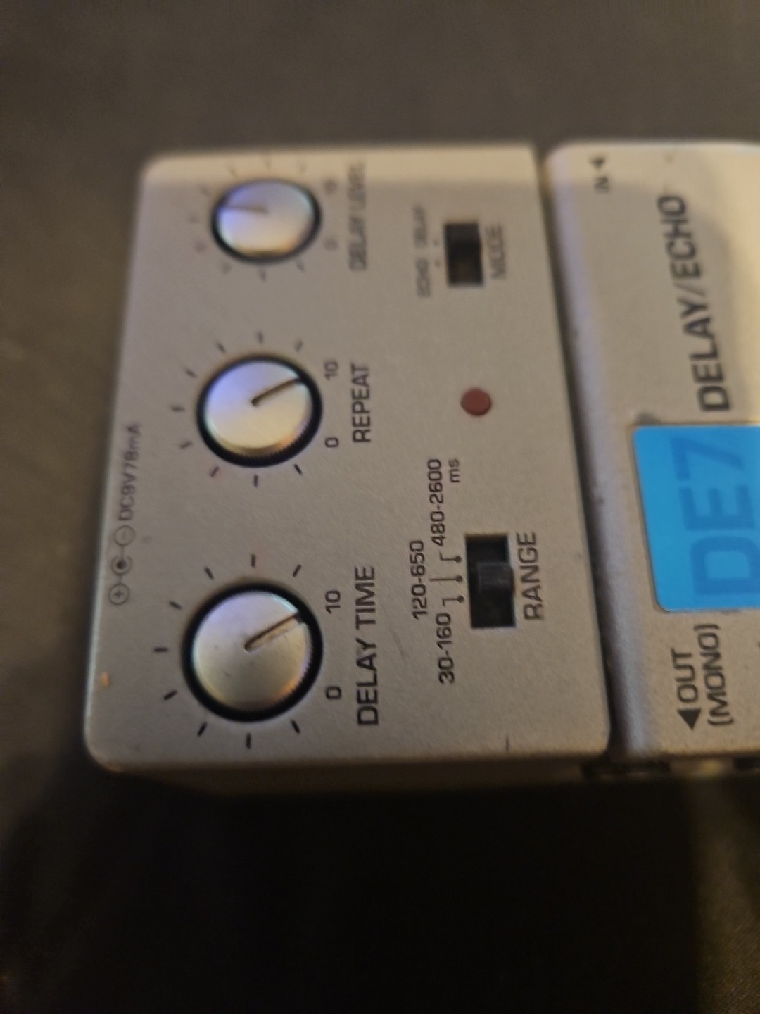 Ibanez DE7 Delay and Echo Guitar Effect Pedal