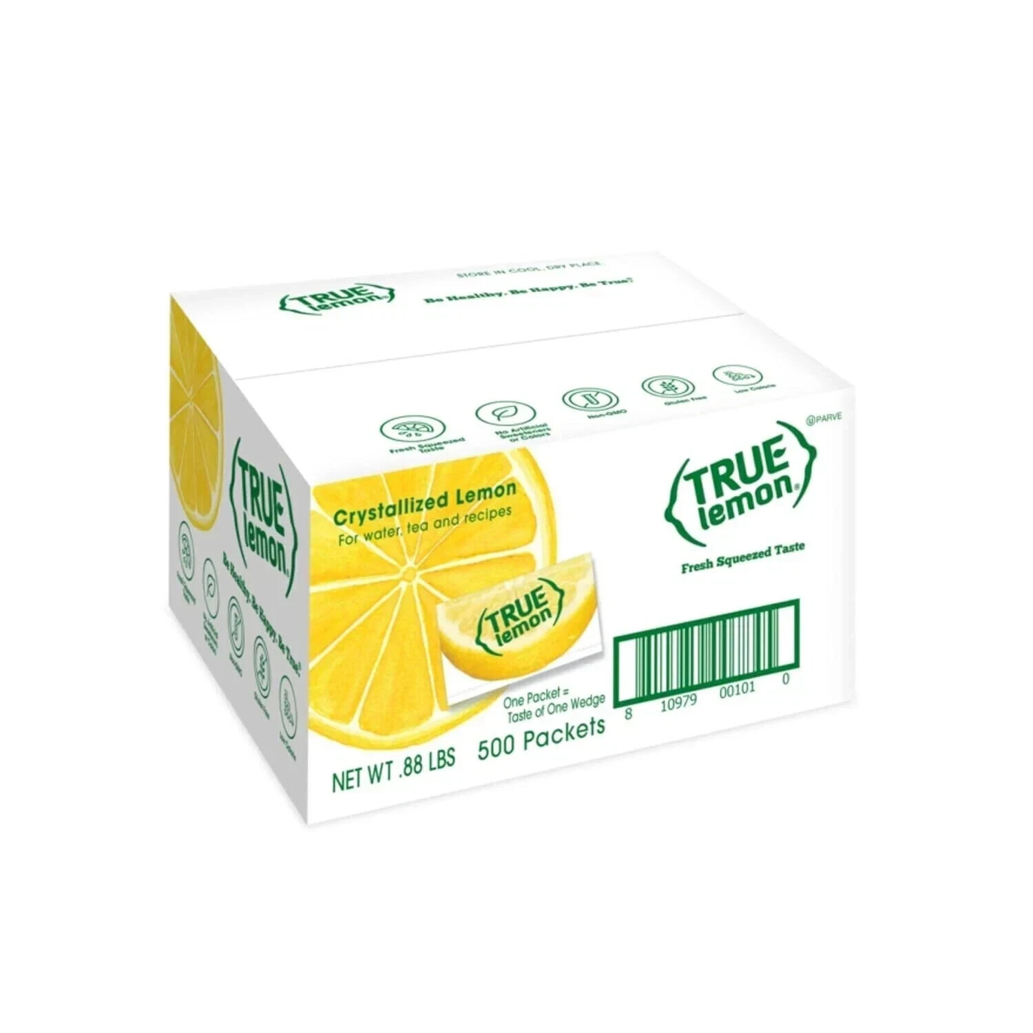 TRUE LEMON Water Enhancer Bulk Pack 0 Calorie Drink Mix Packets 500 Count