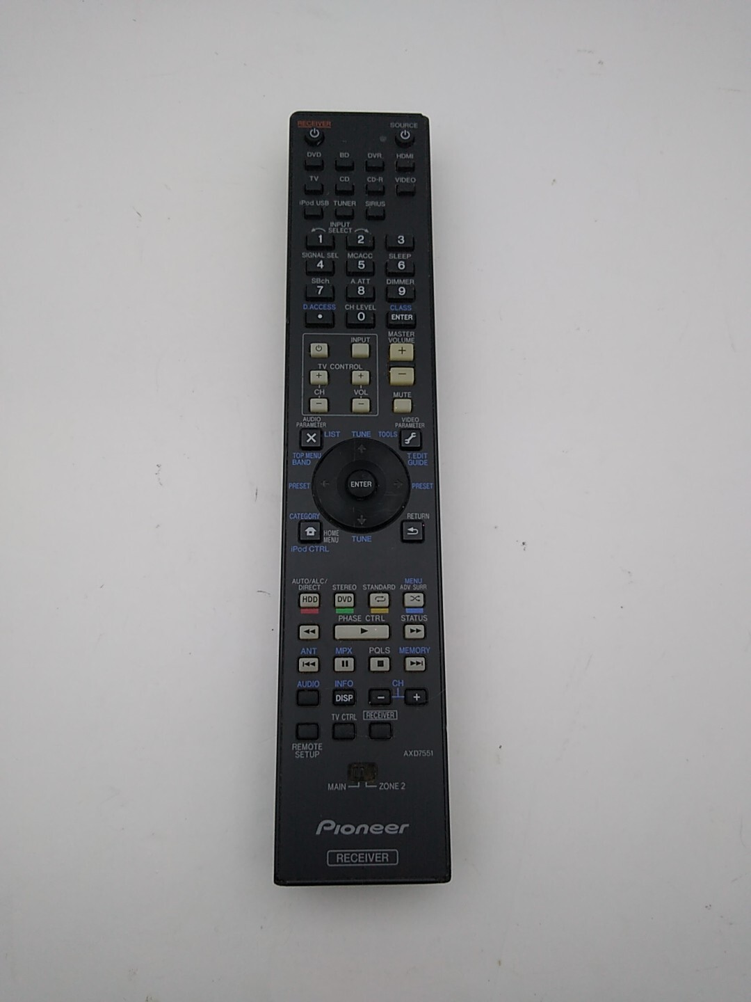 Pioneer 00121B Remote Controller - Untested