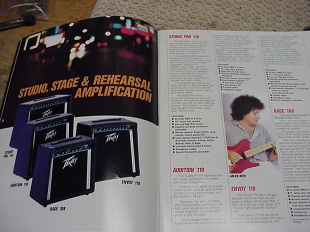 Peavey Electronics Amplifiers Catalog 1990 tweed classic amps 45 pages