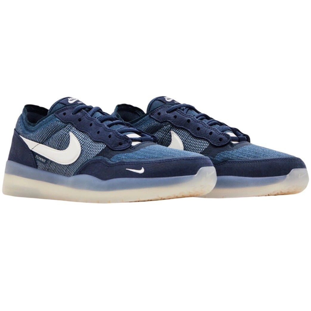 Nike SB Zoom Air Mens Size 12 Flyknit Dark Blue Skate Shoes Sneakers