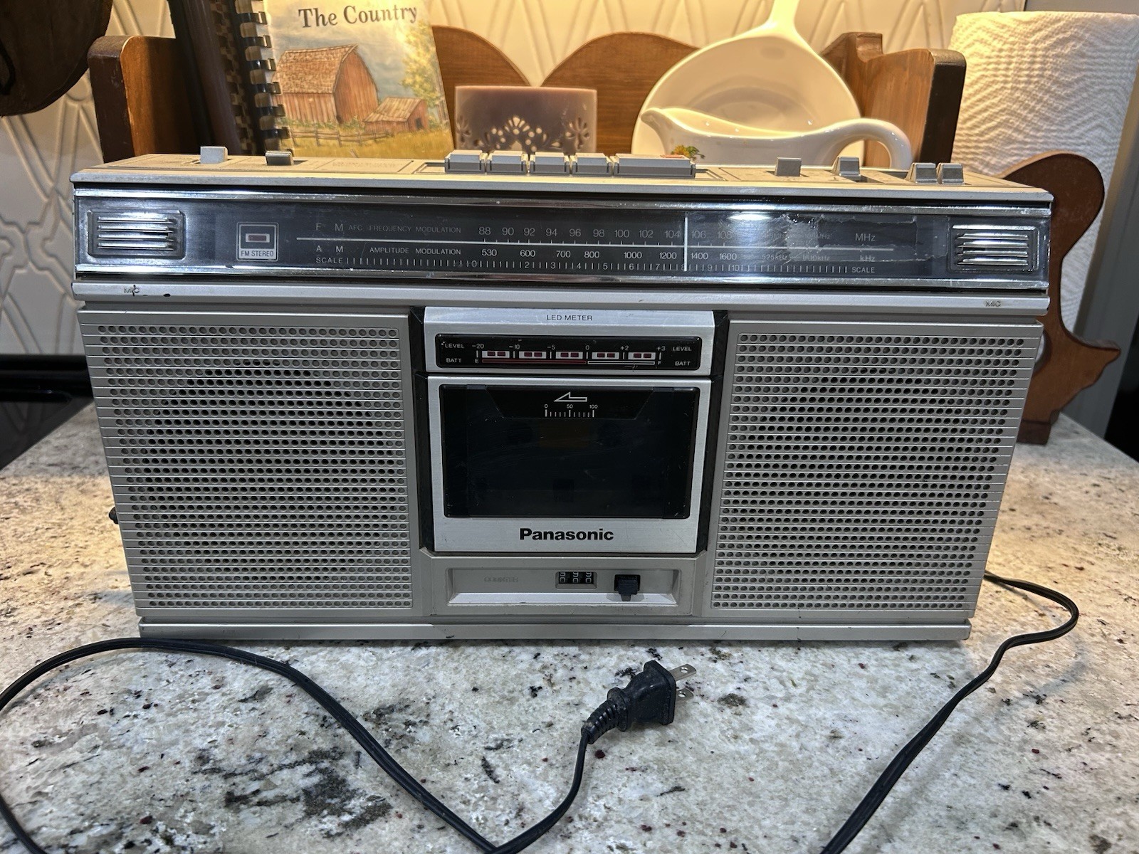 Panasonic RX-5020 FM/AM Radio Cassette Player/Recorder Boombox - Tested-Works
