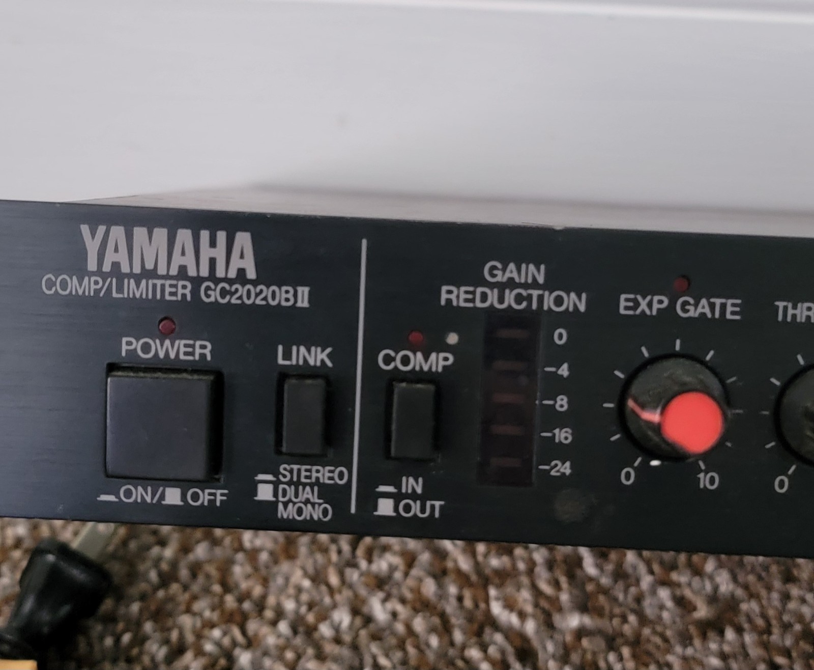 YAMAHA MODEL GC2020BII 2-CHANNEL AUDIO MUSIC COMPRESSOR LIMITER EXPANDER GATE