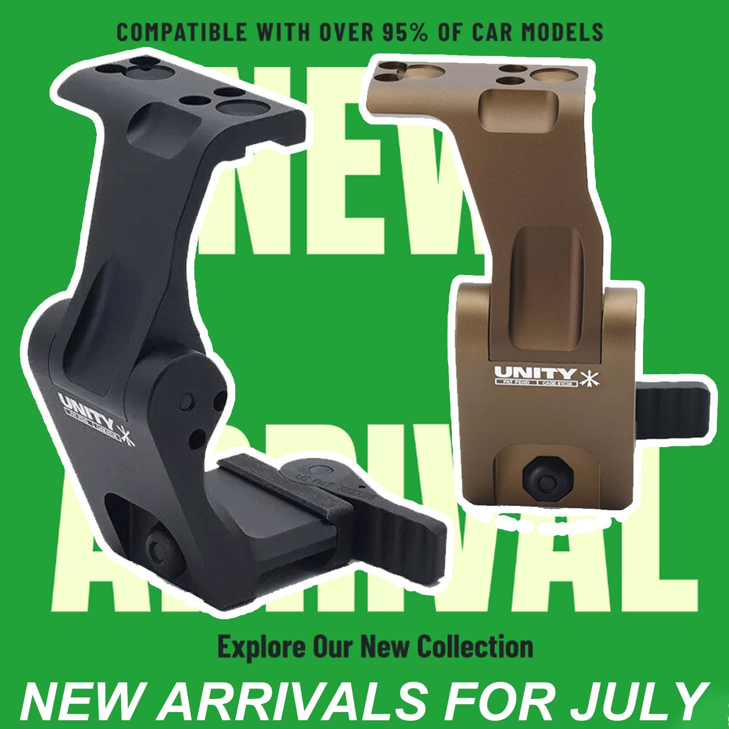 2.26 UNITY TACTICAL FAST OMNI FTC Magnifier Mount | NEW Arrivals for July