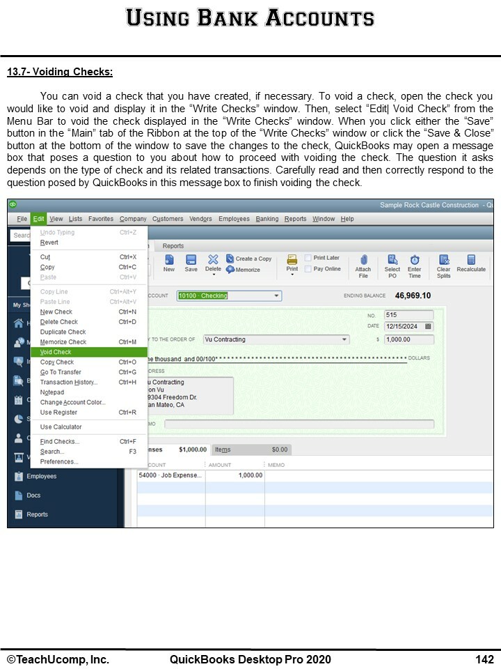 QUICKBOOKS PRO 2020 DELUXE Training Tutorial Course with Quick Reference Guide