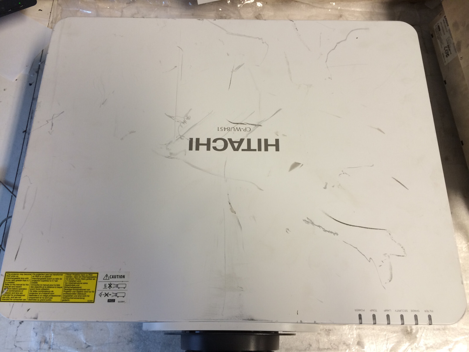 Hitachi CP-WU8451 Projector 3633 Hours | Tested