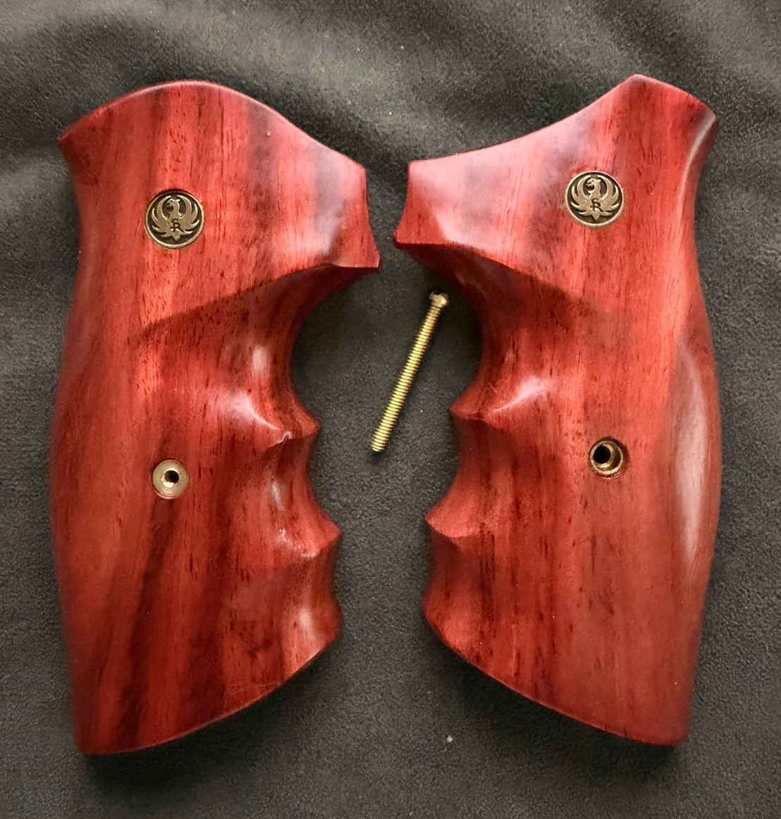 Ruger GP100 grips or Super Redhawk Alaskan models,New Hardwood,Handmade,Jaruwan