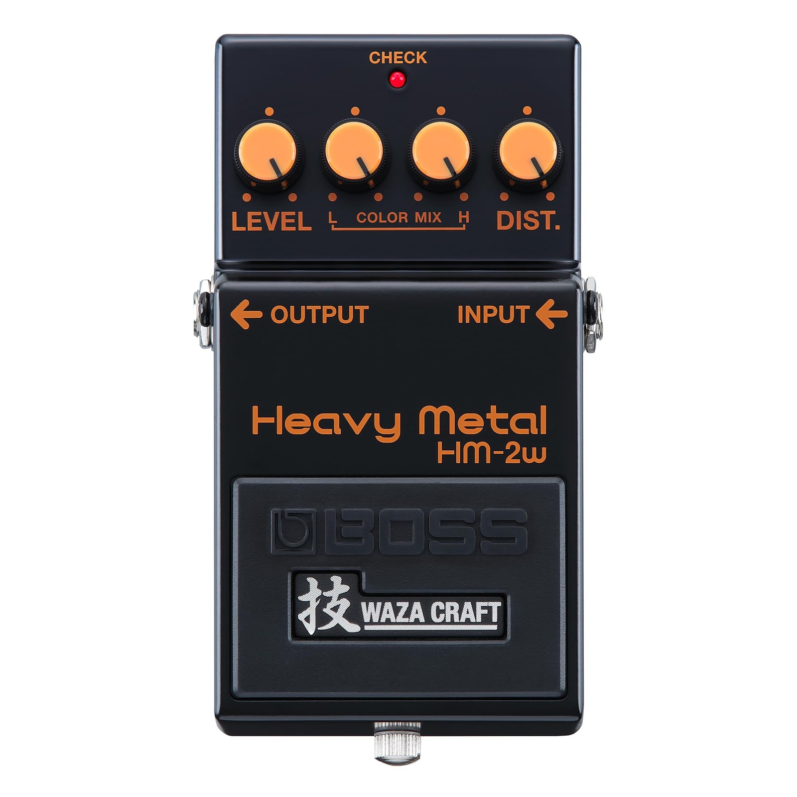 BOSS HM-2W Heavy Metal Guitar Effects Pedal | Legendary Chainsaw Tone Black
