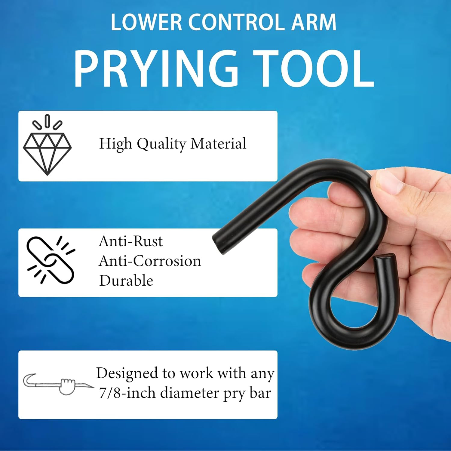1 Pack 6007 Lower Control Arm Prying Tool | Designed for 7/8 Inches Diameter Pry
