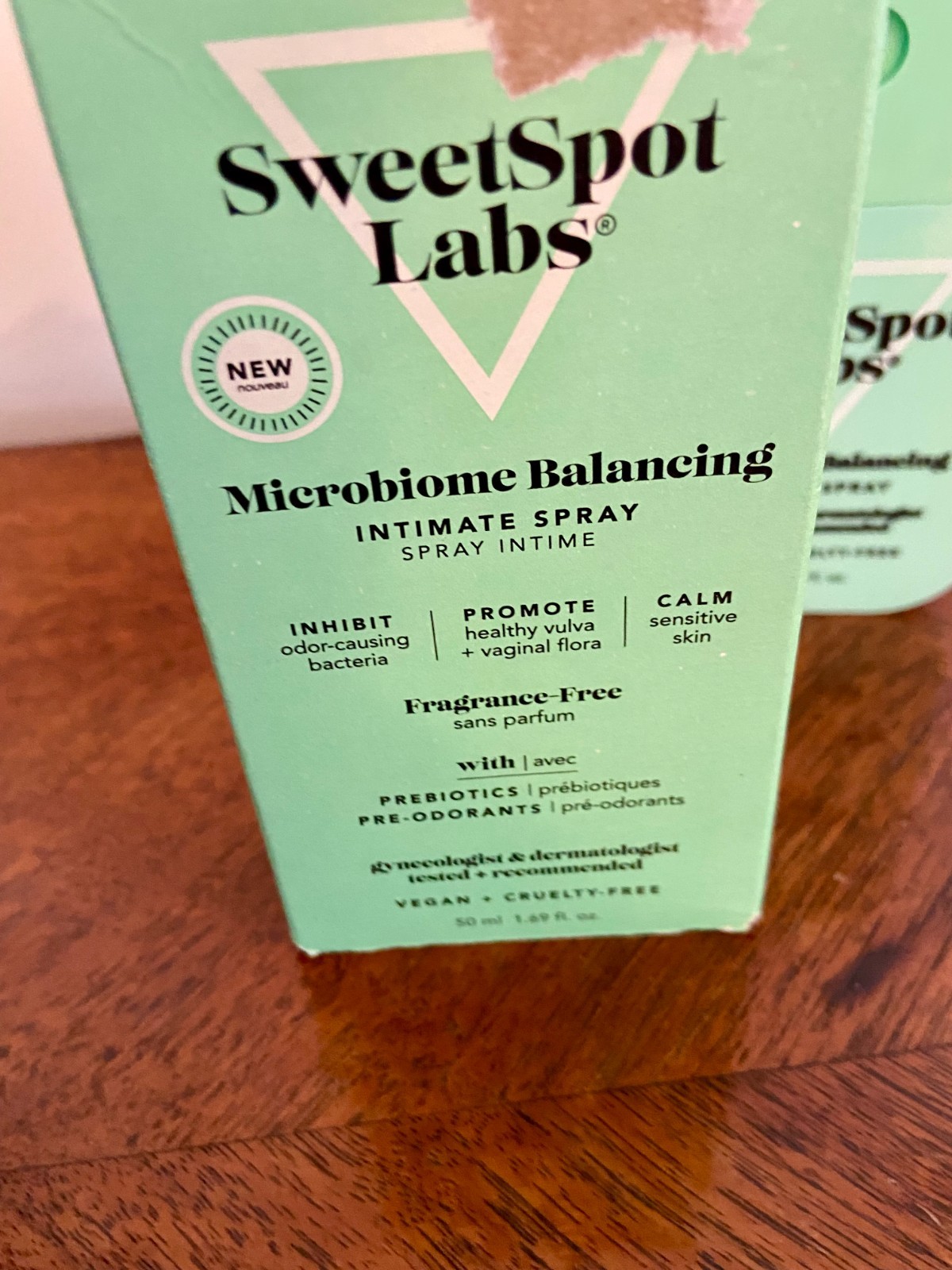 SweetSpot Labs Microbiome Balancing Feminine Spray Deodorant Spray ORIGINAL FORM
